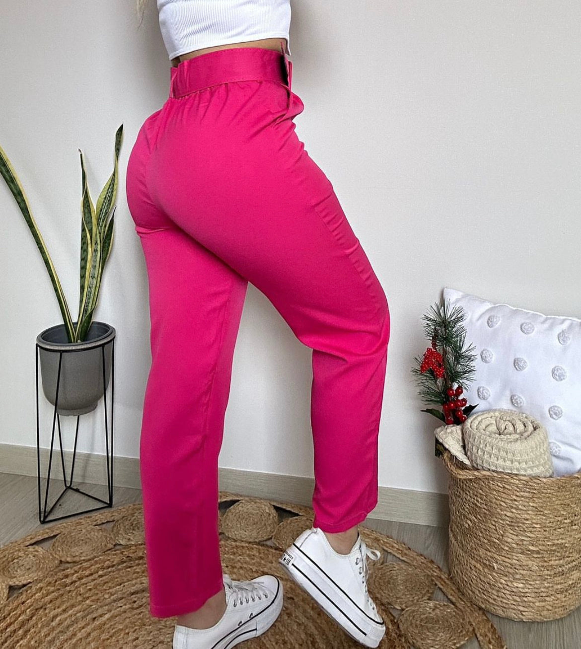 Pantalon con cinturón Lena