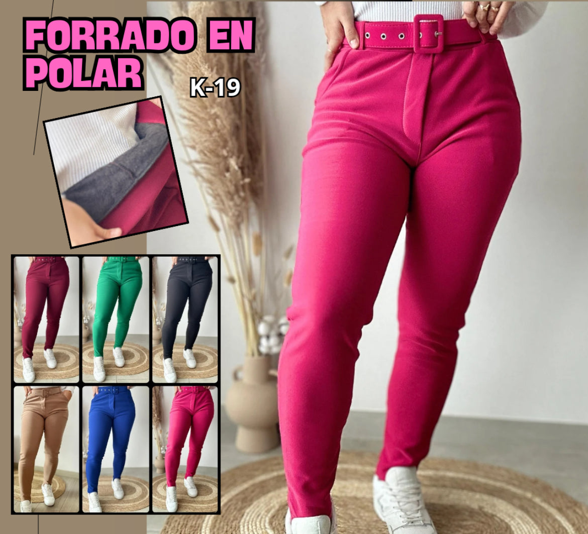 Pantalón forrado Letty